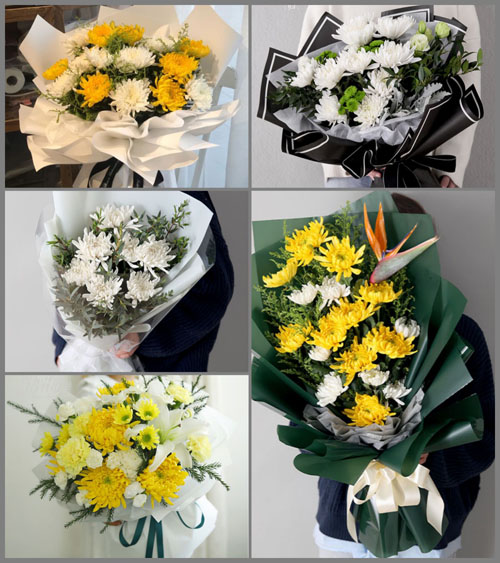 贵州贵阳花溪区黔陶布依族苗族乡白事花束代送